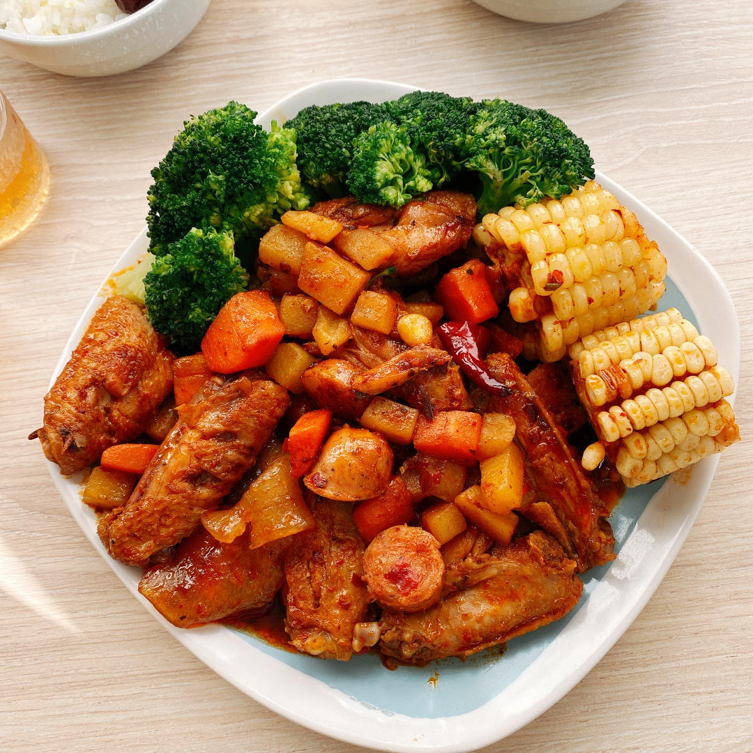 胖哥俩鸡爪鸡翅虾煲