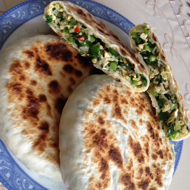 薄皮韭菜饼
