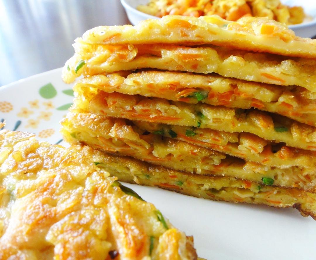 胡萝卜鸡蛋饼