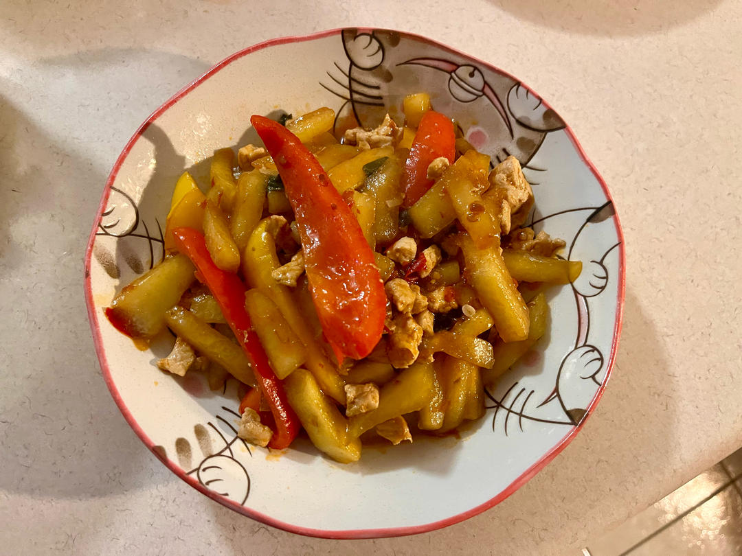 西瓜皮炒肉