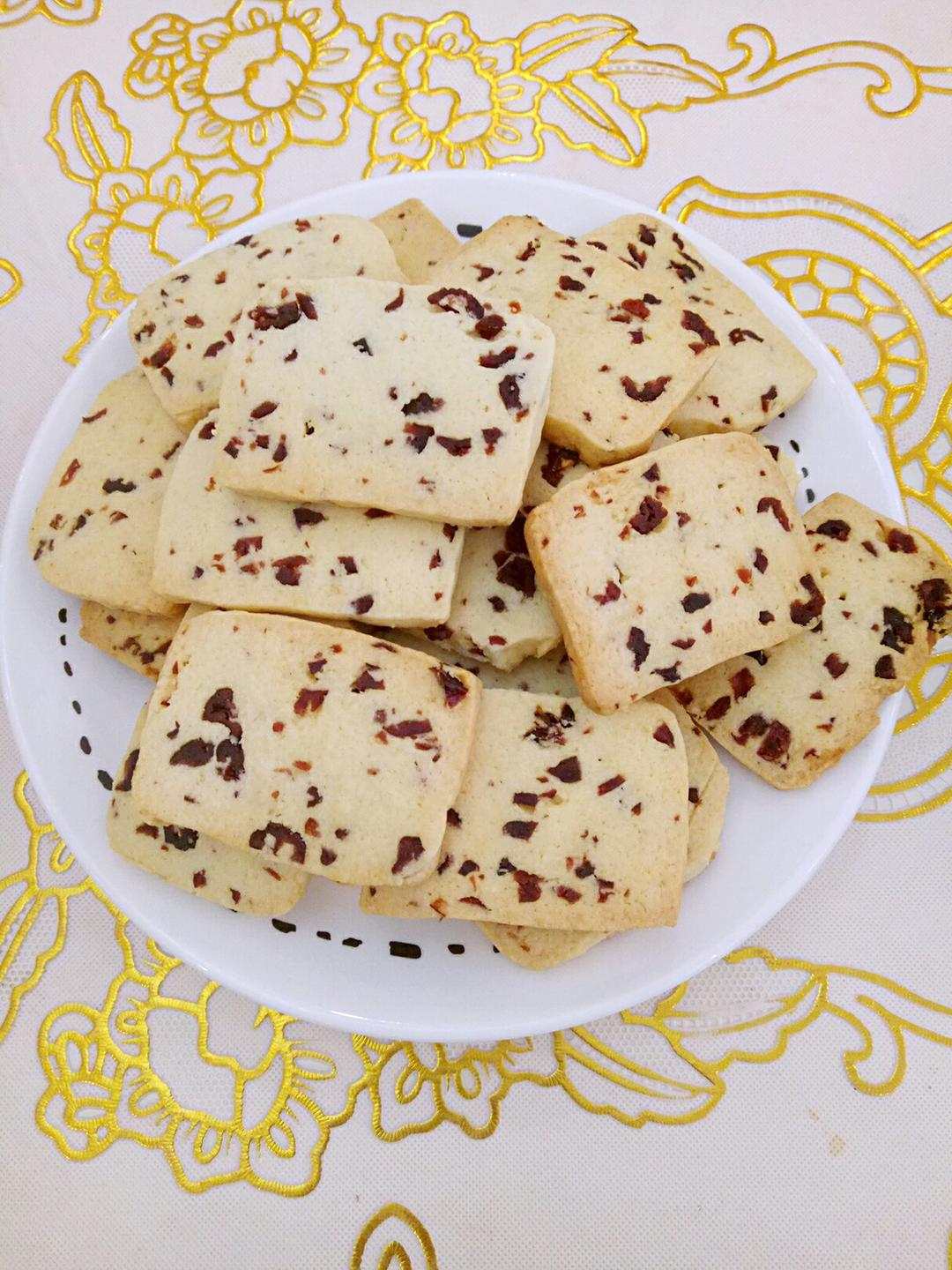 低糖少油版蔓越莓饼干