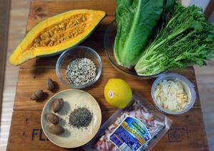 健康圣品-烤南瓜藜麦沙拉的做法 步骤1