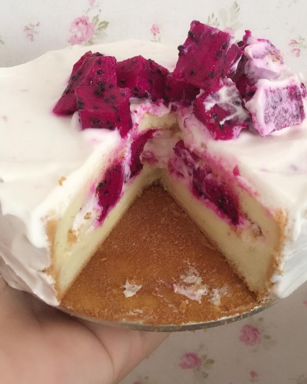 6寸原味戚风蛋糕