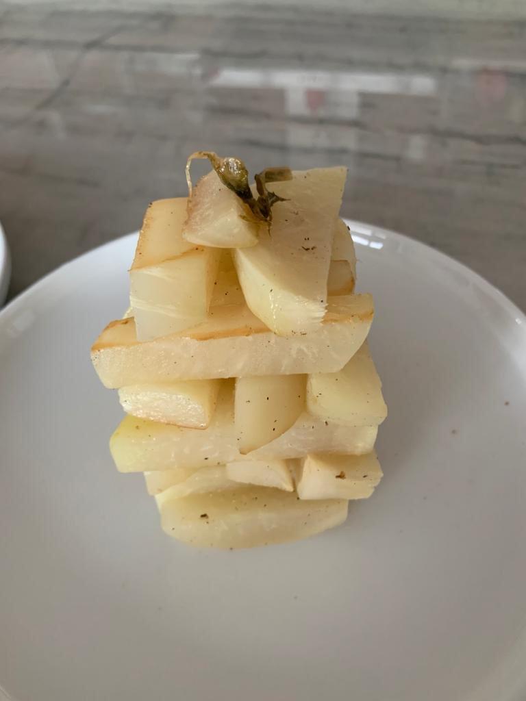 白焯芥兰头