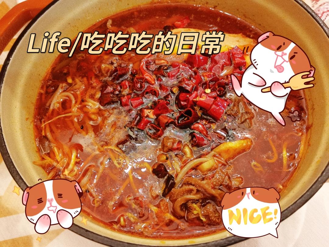 香辣快手毛血旺