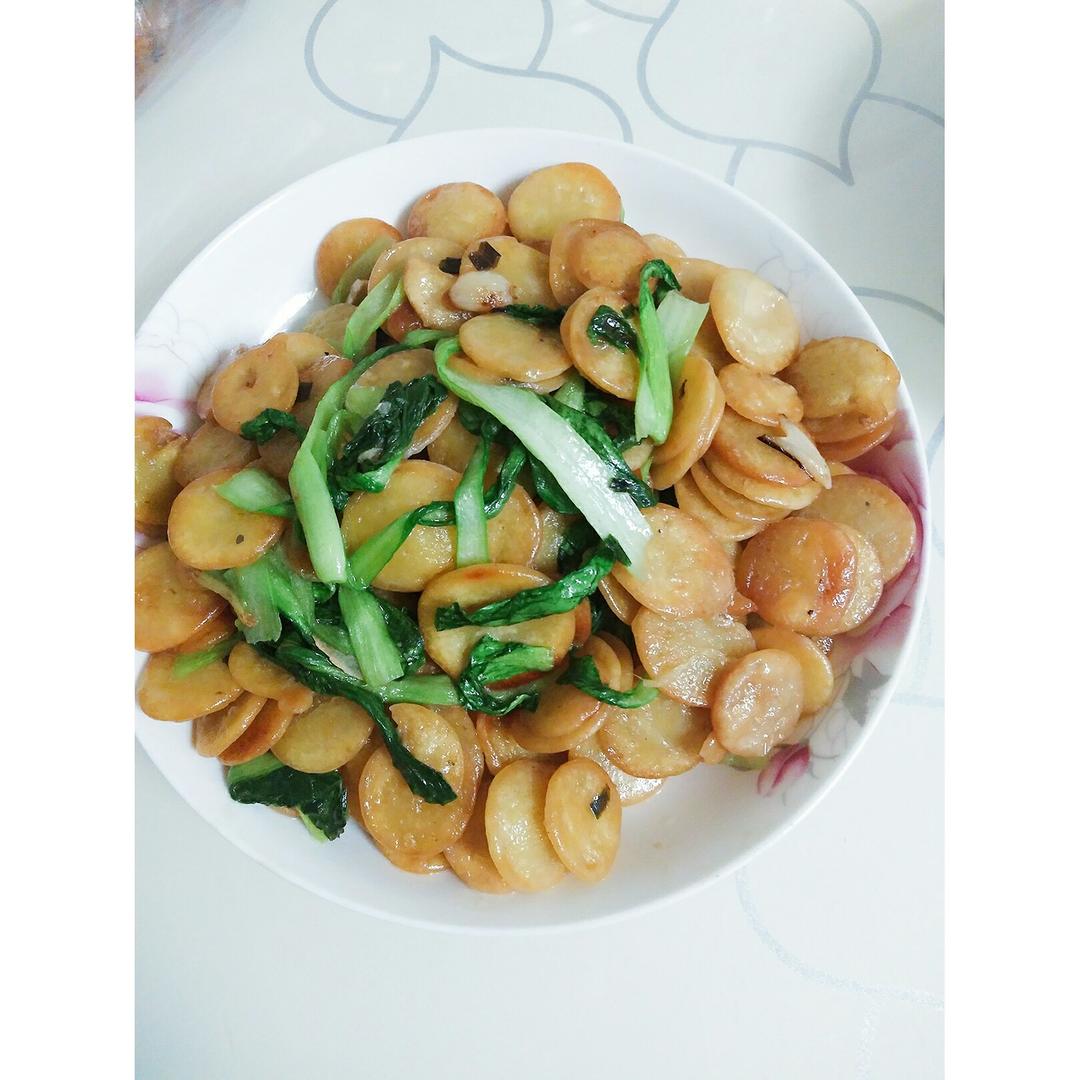 200做的青菜豆饼