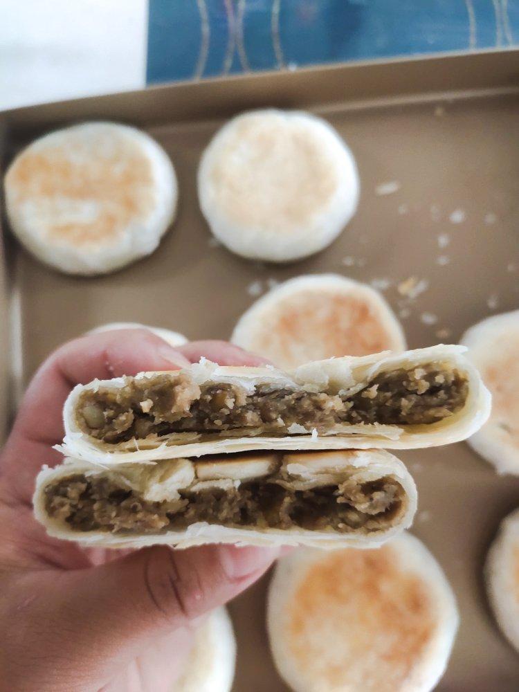 酥皮绿豆饼   酥得掉渣渣