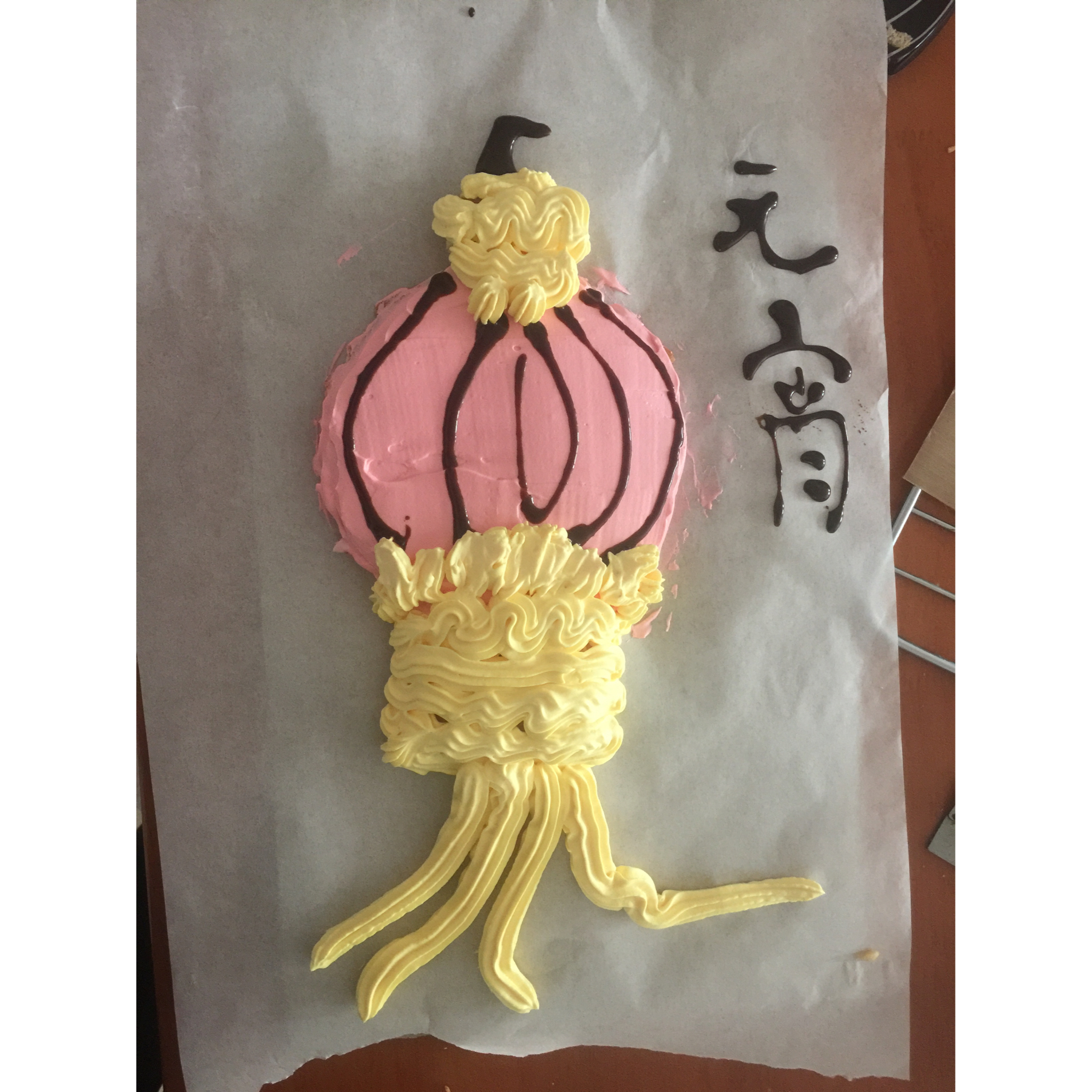 新年灯笼蛋糕