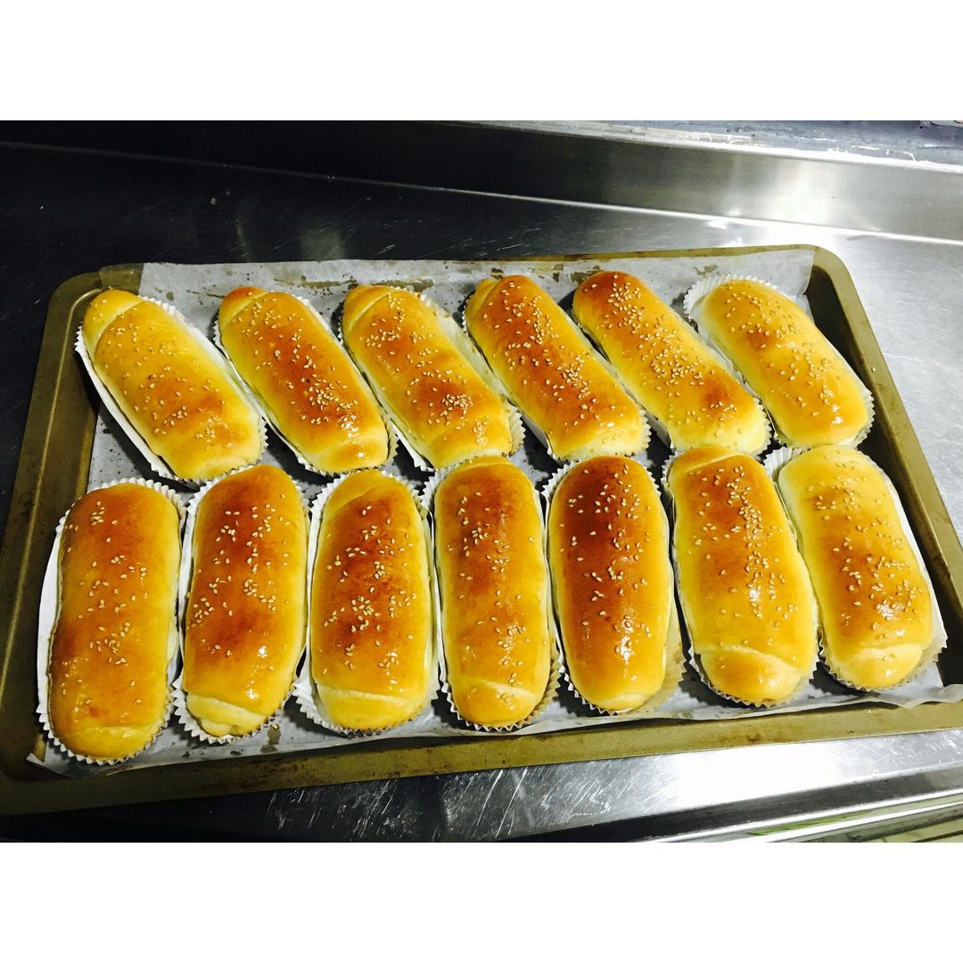 鲜奶油小餐包（一次发酵）