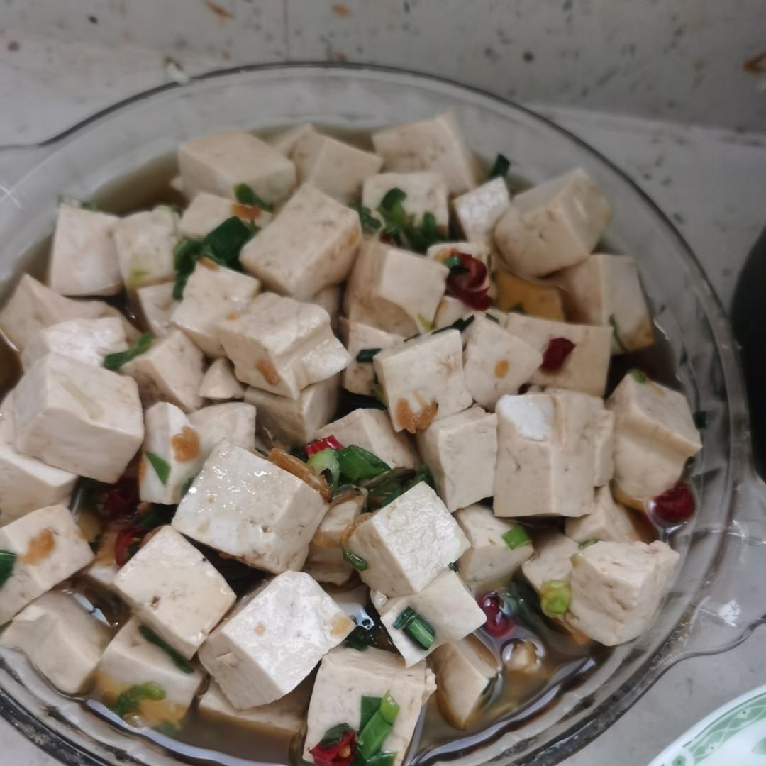 快手菜：油泼老豆腐