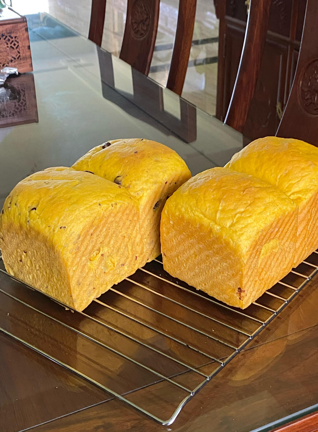 南瓜蜜豆吐司