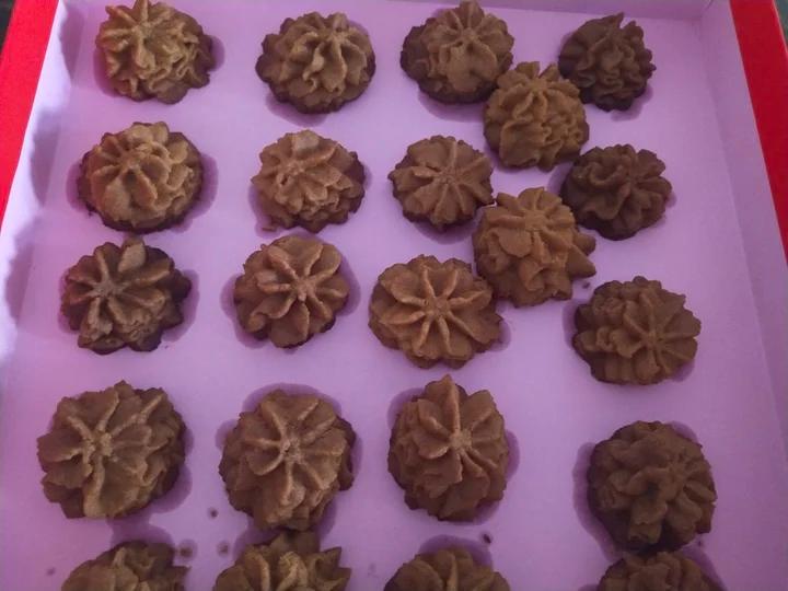 (珍妮曲奇+网红曲奇)咖啡小花配方/烘焙视频饼干篇2