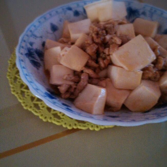 肉沫豆腐的做法