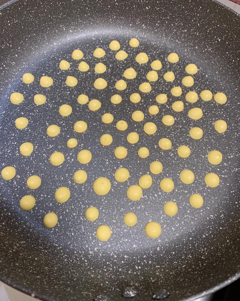 平底锅版蛋黄溶豆