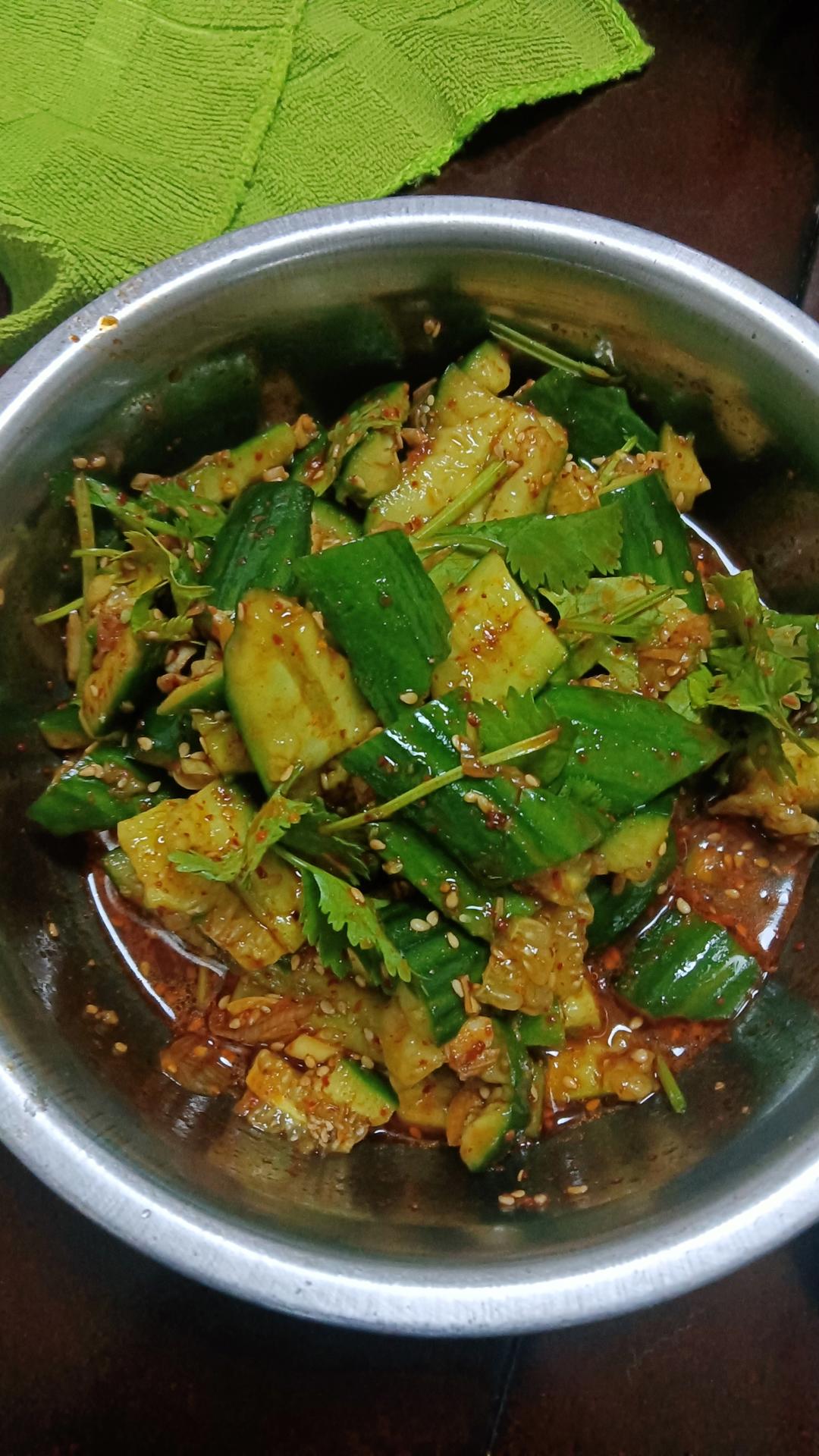 🌈酸酸辣辣巨开胃～超过瘾的凉拌黄瓜