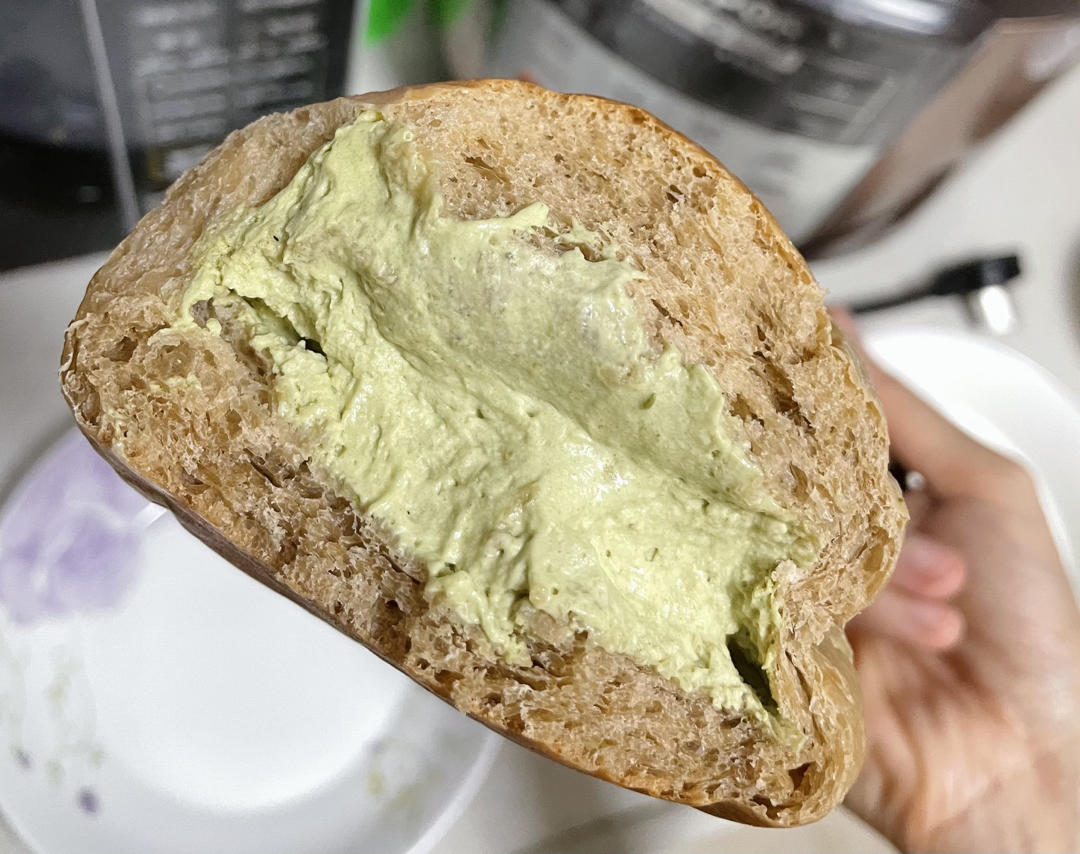 摩卡巧克力冰面包🍞冰冰凉凉的固体咖啡