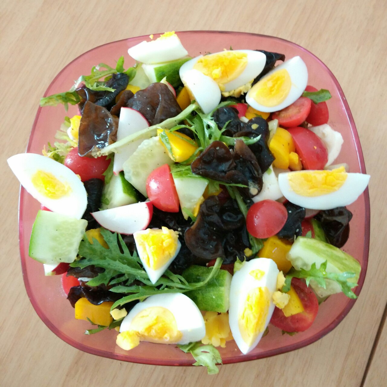 油醋汁苦苣沙拉