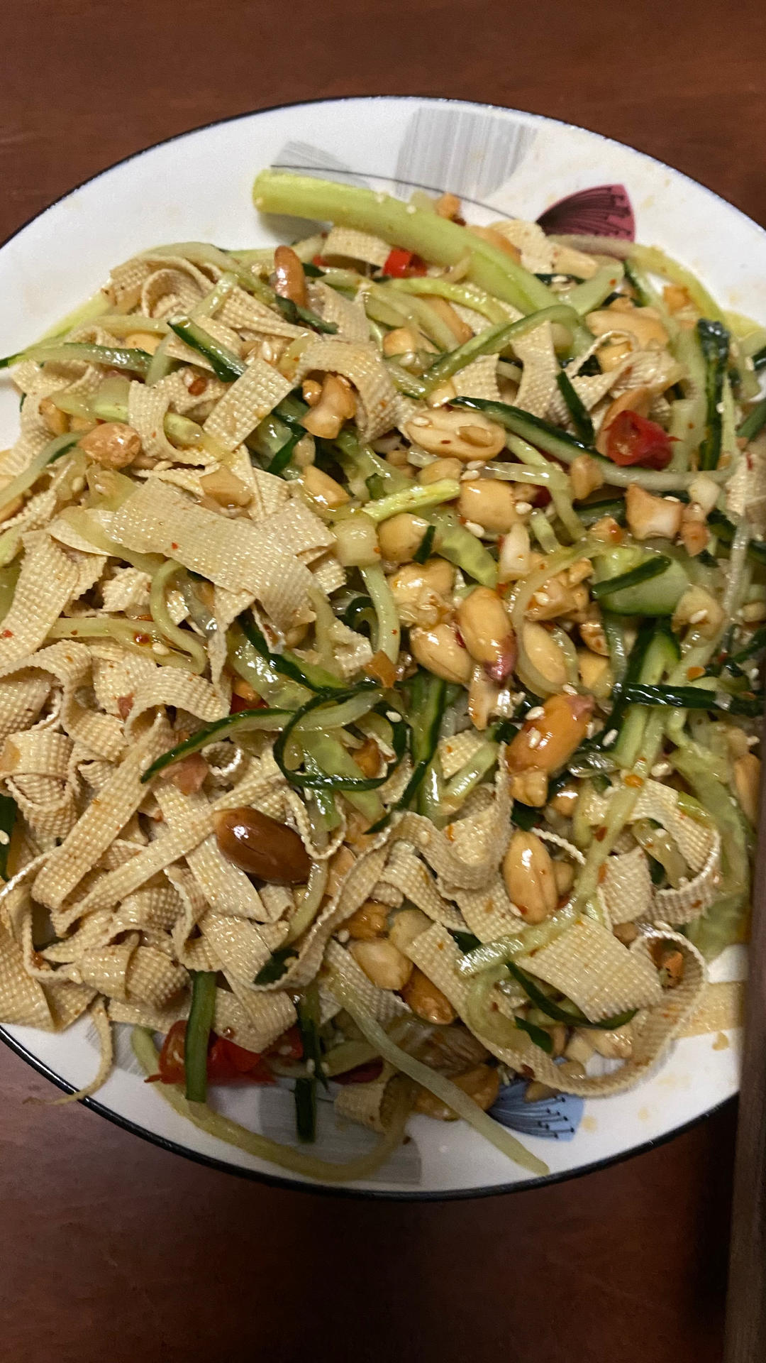 超级爽口开胃的凉拌豆皮