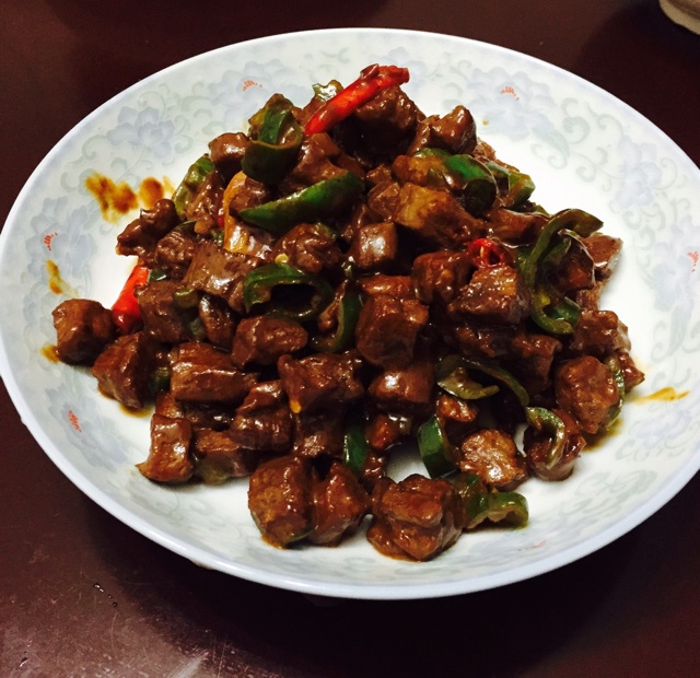 辣炒牛肉粒