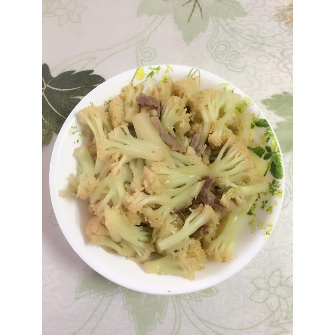 和饭店一样爽脆的有机花菜