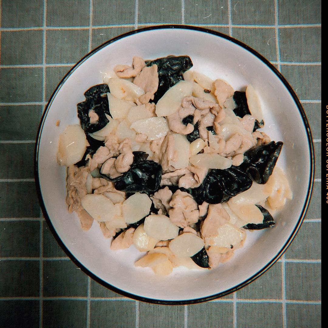 淮山（山药）炒木耳