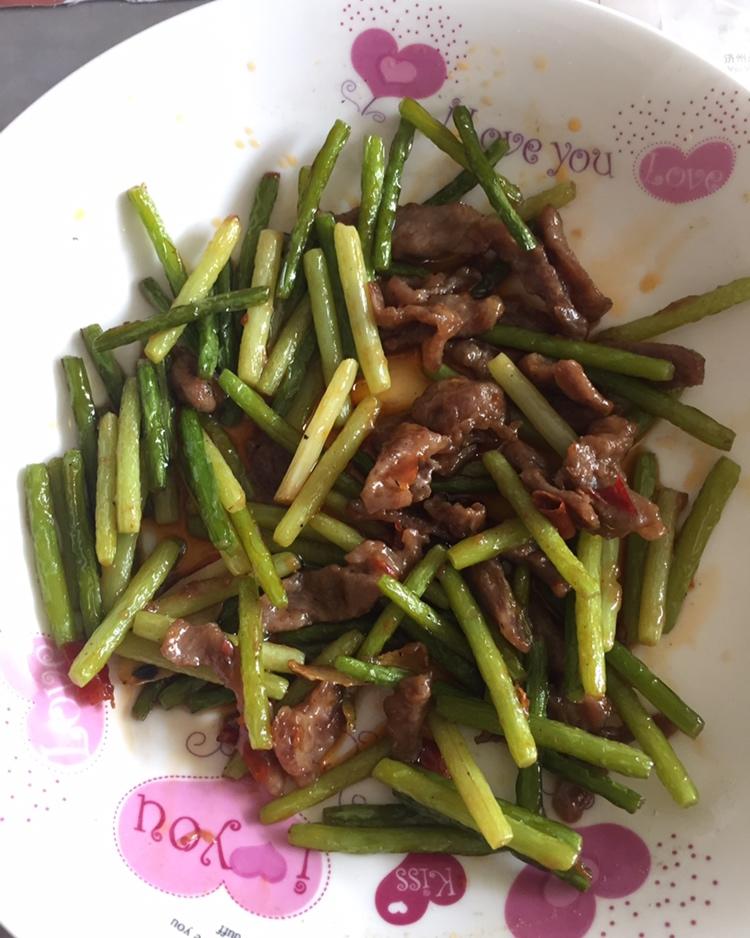蒜薹炒肉