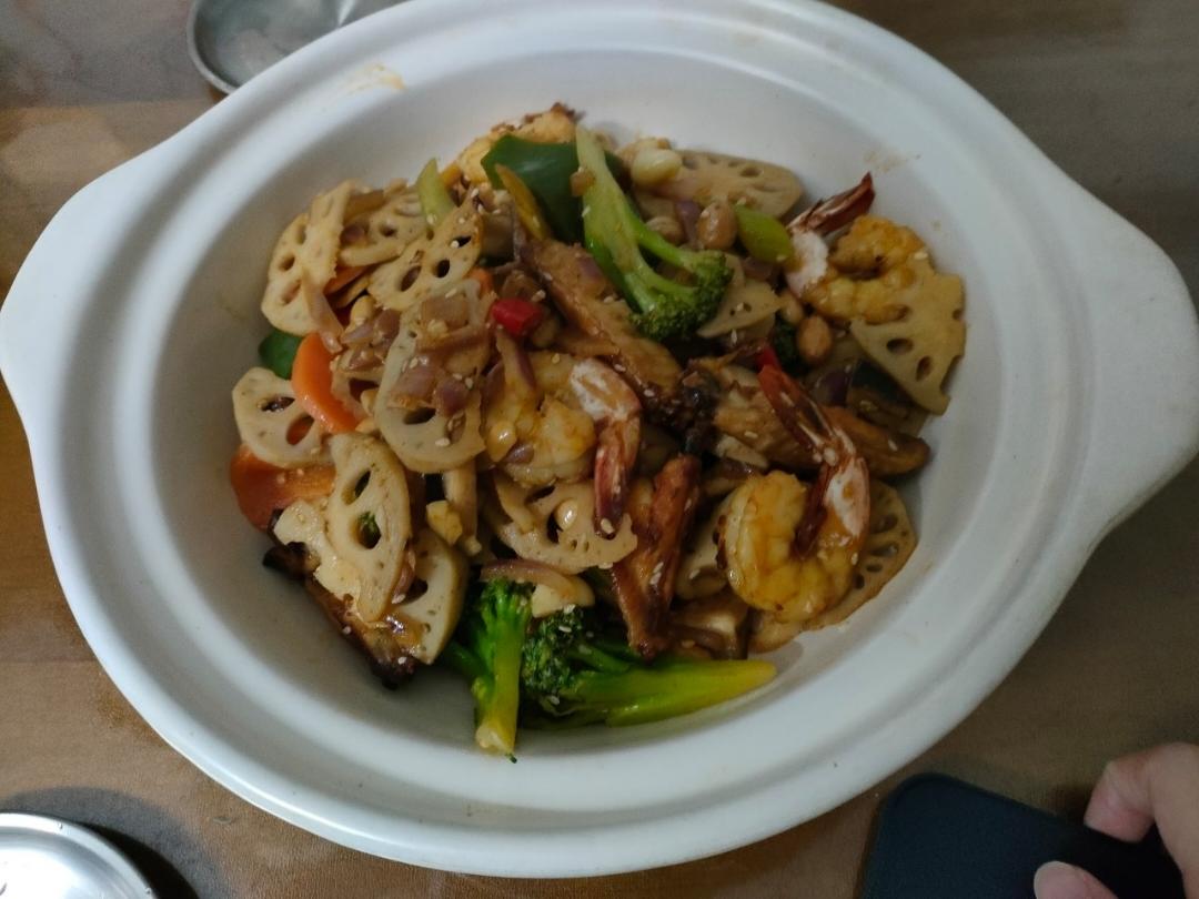 干锅鸡翅虾【孔老师教做菜】