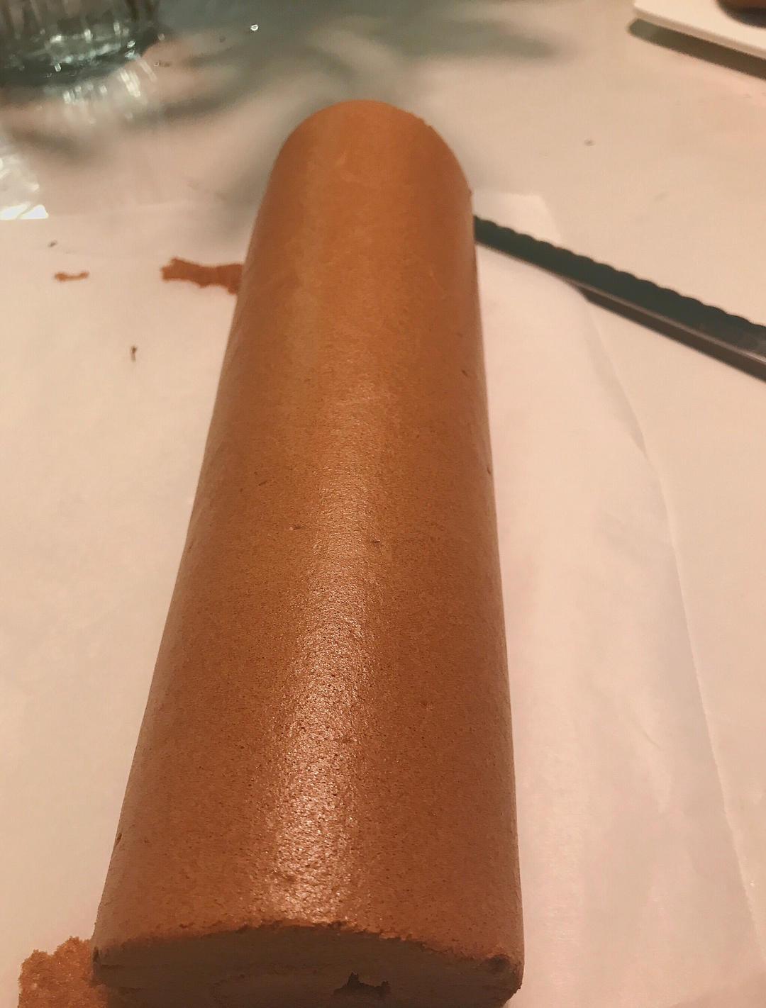 超浓郁卷不裂的巧克力蛋糕卷