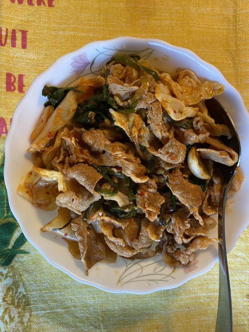十年经验的泡菜肥牛五花肉