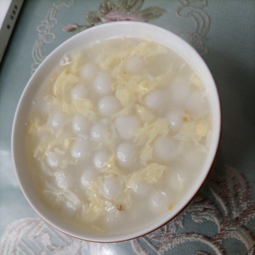 蛋花酒酿圆子