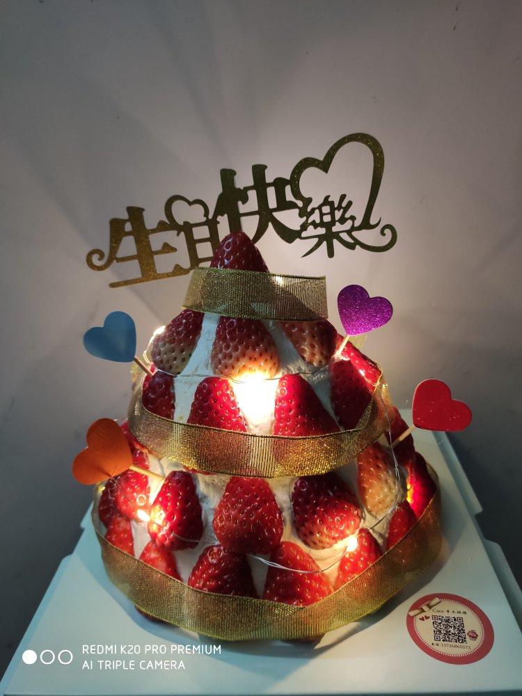 圣诞草莓塔蛋糕🍓