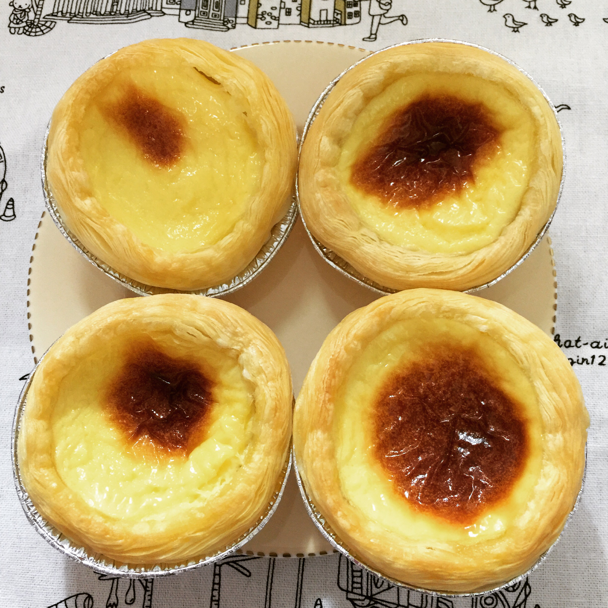 超完美味道超正的蛋挞配方，比KFC的还要嫩还要香~做过最好吃的蛋挞配方
