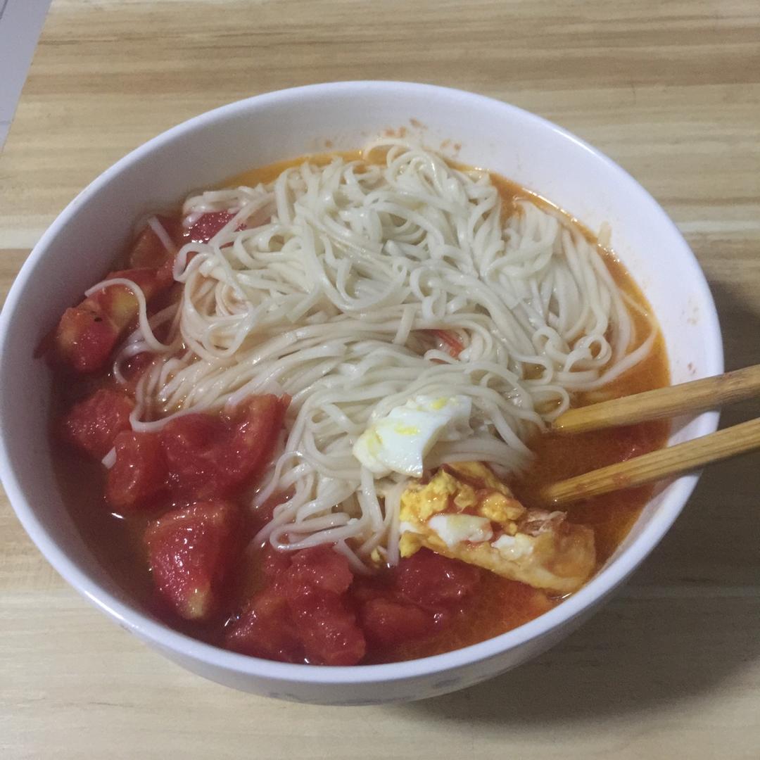 西红柿鸡蛋面