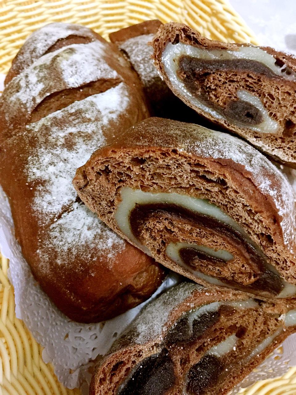 巧克力麻薯软欧包