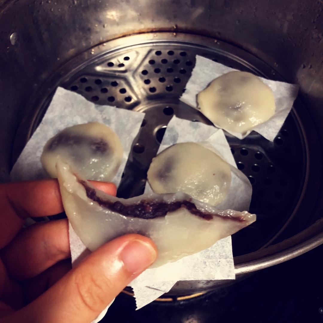 糯米红豆饼