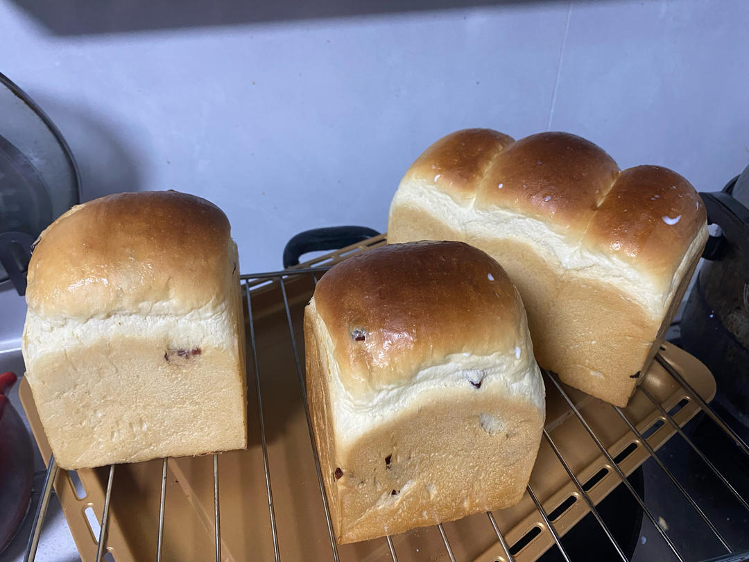 一次发酵的山型吐司