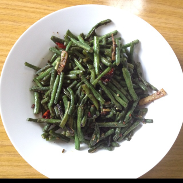 干煸豇豆（少油版）