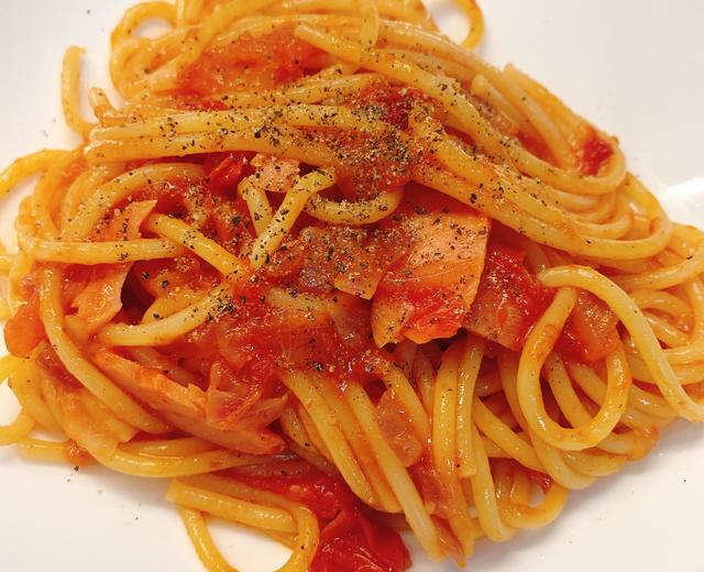 每天一道减脂餐西红柿意大利买面的做法