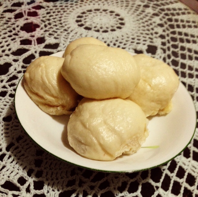 自制无油奶黄包