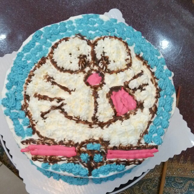 机器猫奶油蛋糕