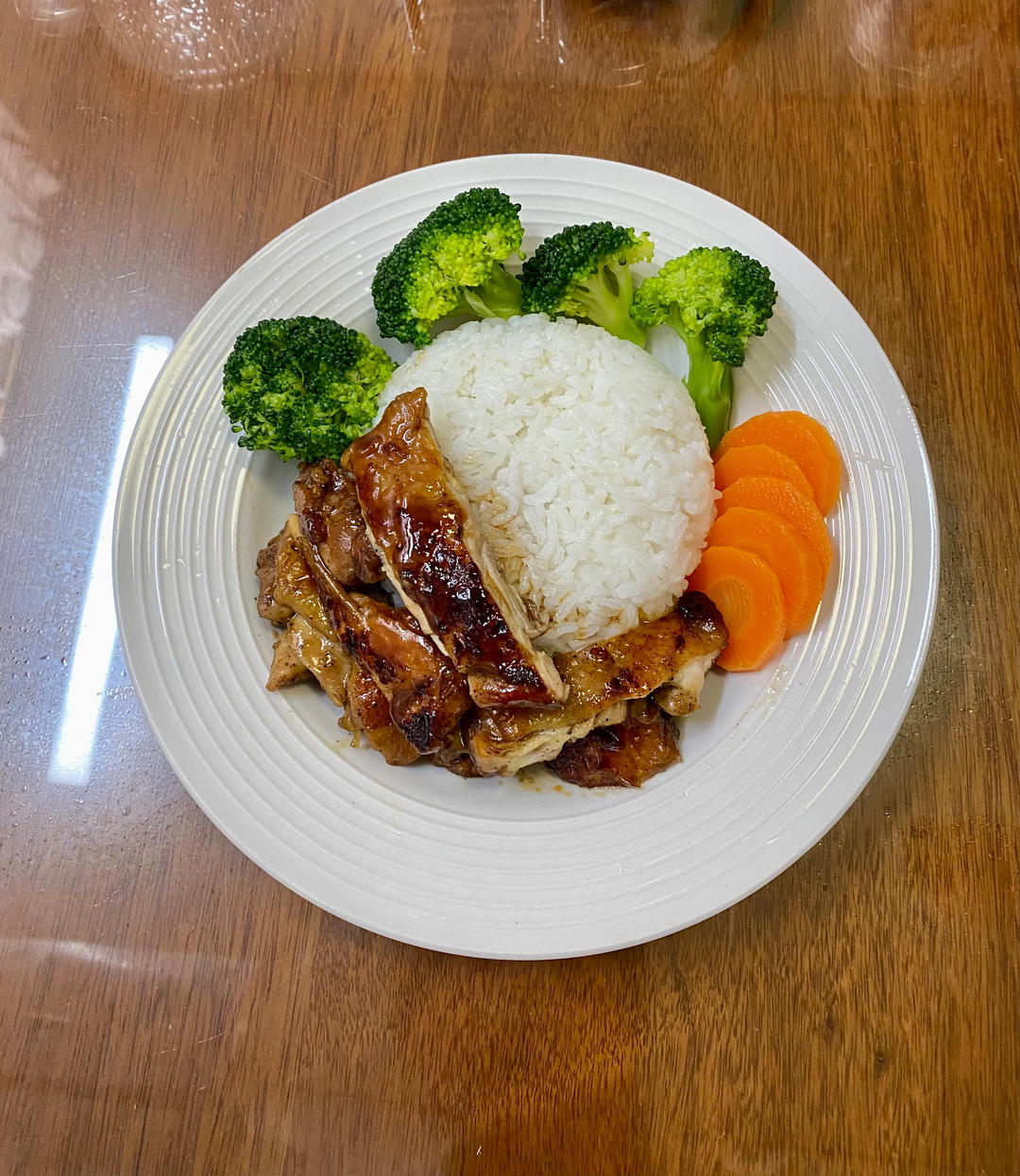 照烧鸡腿饭
