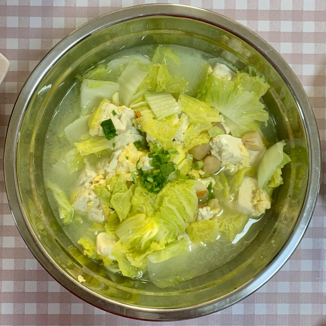 白菜豆腐汤