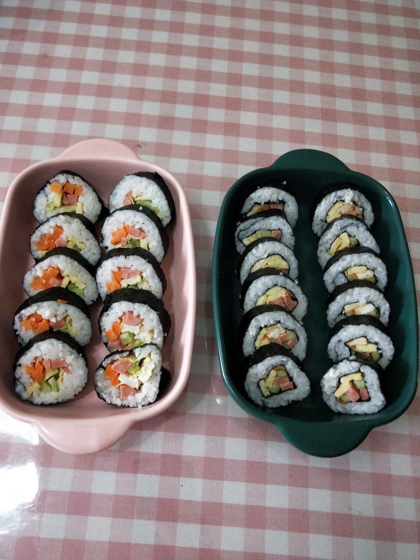 高颜值的紫菜包饭