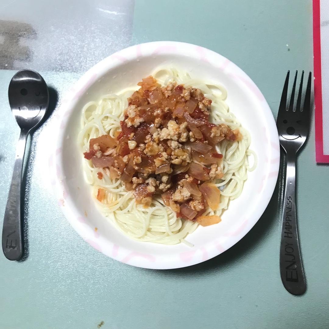 【番茄肉酱意面】