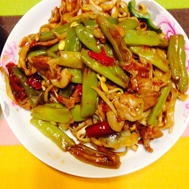 豆角焖面