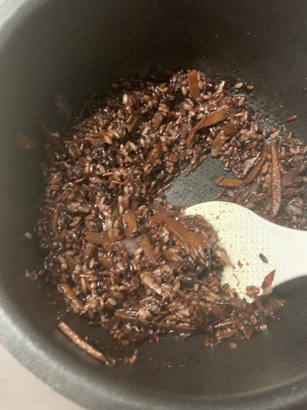 纯素三色糙米抓饭（减脂电饭煲版