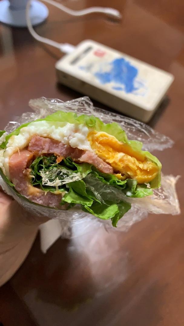 减脂生菜三明治