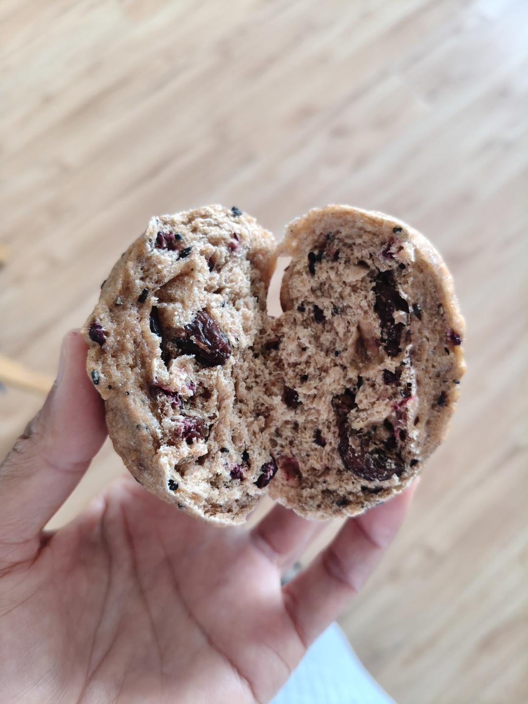 全麦果仁面包 100%全麦 无油