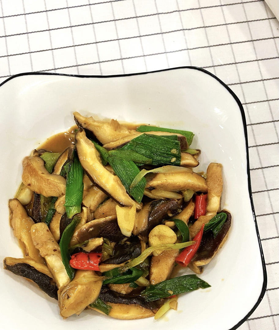 🔥低脂美味～比肉还好吃的爆炒香菇