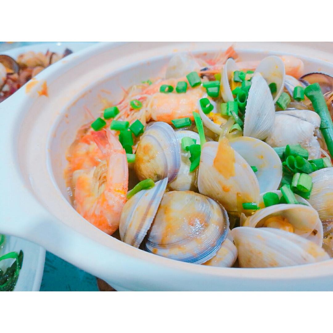 海鲜粉丝锅